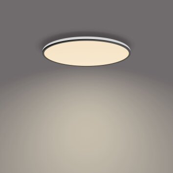 Plafonnier Philips Ozziet LED Noir, Blanc, 1 lumière