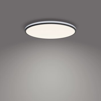 Plafonnier Philips Ozziet LED Noir, Blanc, 1 lumière