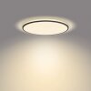 Plafonnier Philips Ozziet LED Noir, Blanc, 1 lumière