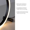 Lampe de table Leuchten-Direkt RITUS LED Anthracite, 1 lumière