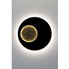 Applique murale Holländer LUNA LED Brun, Or, Noir, 2 lumières