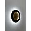 Applique murale Holländer LUNA LED Brun, Or, Noir, 2 lumières