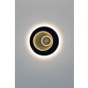 Applique murale Holländer URANO LED Brun, Or, Noir, 3 lumières