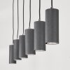 Suspension  Javel Couleur bois, Écru, 6 lumières