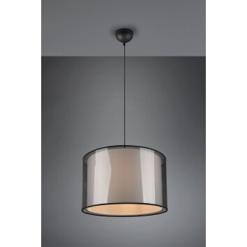 Suspension Trio Burton Noir, 1 lumière