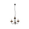 Lustre Trio Livia Noir, 3 lumières