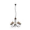 Lustre Trio Livia Noir, 5 lumières