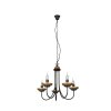 Lustre Trio Livia Noir, 5 lumières