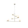 Suspension Trio Pure Laiton, 6 lumières