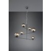 Suspension Trio Pure Anthracite, 6 lumières