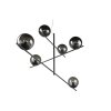 Suspension Trio Pure Anthracite, 6 lumières