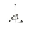 Suspension Trio Pure Anthracite, 6 lumières