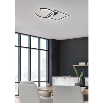 Plafonnier Reality Pivot LED Noir, 1 lumière