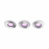 Spot encastrable Philips Hue Xamento LED Chrome, 3 lumières