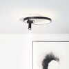 Plafonnier Brilliant Eunomia LED Noir, Blanc, 1 lumière