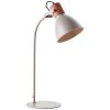 Lampe de table Brilliant Erena Gris, 1 lumière