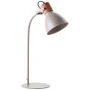 Lampe de table Brilliant Erena Gris, 1 lumière