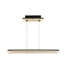 Suspension Luce Design Solaris LED Or, Noir, 1 lumière