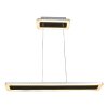 Suspension Luce Design Solaris LED Acier inoxydable, 1 lumière