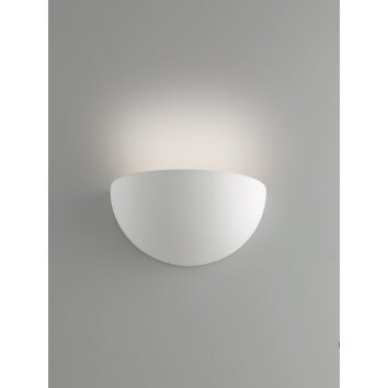 Applique murale Luce Design Moritz peut être peint avec de la peinture ordinaire, Blanc, 1 lumière