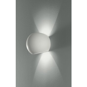 Applique murale Luce Design Moses peut être peint avec de la peinture ordinaire, Blanc, 1 lumière