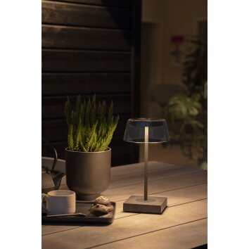 Lampe à poser Konstsmide Scilla LED Noir, 1 lumière