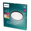 Plafonnier Philips Superslim CL550 LED Noir, 1 lumière