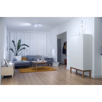 Plafonnier Philips WiZ IMAGEO LED Blanc, 3 lumières