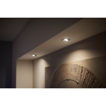 Spot encastrable Philips Hue Centura LED Blanc, 1 lumière, Changeur de couleurs