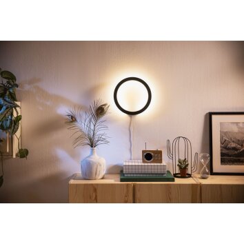 Applique murale Philips Hue Sana LED Noir, 1 lumière, Changeur de couleurs