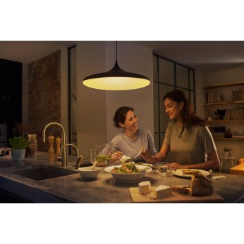 Suspension Philips Hue Cher LED Noir, 1 lumière, Télécommandes