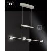 Applique murale WOFI SLIGO LED Nickel mat, 8 lumières