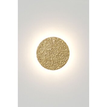 Applique murale Holländer METEOR LED Or, 1 lumière