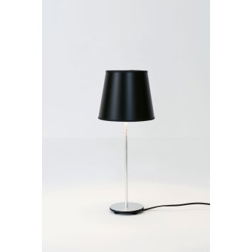 Lampe de table Holländer MATTIA RUND Argenté, 1 lumière