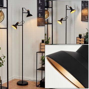 Lampadaire  Vouzy Noir, 2 lumières