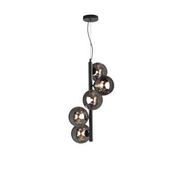 Suspension Lutec NEPTUN Noir, 5 lumières