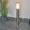 Borne lumineuse Sessa Nickel mat, 1 lumière, Détecteur de mouvement