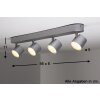 Spot Philips STAR LED Aluminium, Acier inoxydable, 4 lumières