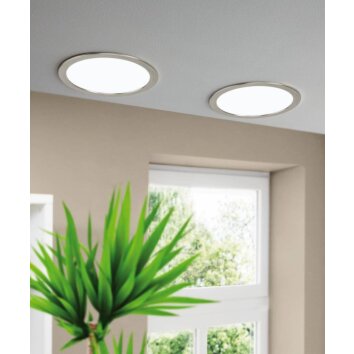 Spot encastrable Eglo FUEVA-Z LED Nickel mat, 1 lumière