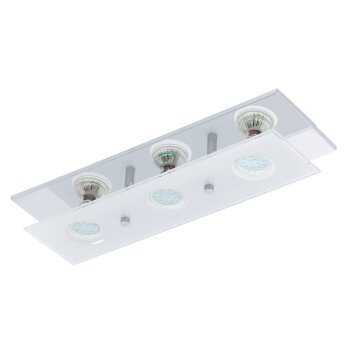 Plafonnier Eglo ARBORIO LED Chrome, 3 lumières