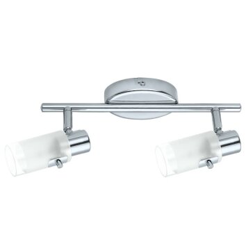 Plafonnier Eglo ORVIETO LED Chrome, 2 lumières