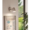 Applique murale Eglo TRAVALE LED Nickel mat, 1 lumière