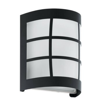 Applique murale d'extérieur Eglo CERNO LED Noir, 1 lumière