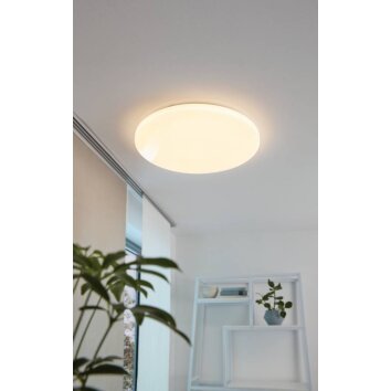 Plafonnier Eglo POGLIOLA LED Blanc, 1 lumière