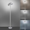 Lampadaire à vasque Paul Neuhaus PURE-MUTIL LED Acier brossé, 2 lumières