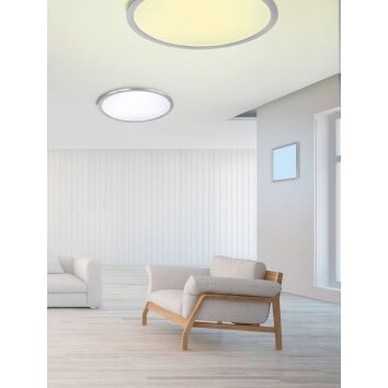 Plafonnier Trio GRIFFIN LED Nickel mat, 3 lumières