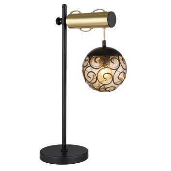 Lampe de table Globo FITZ Noir, 1 lumière