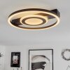 Plafonnier  Canhoso LED Noir, 1 lumière