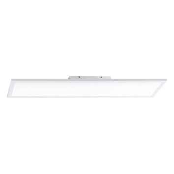 Plafonnier Leuchten-Direkt FLAT LED Blanc, 1 lumière, Télécommandes