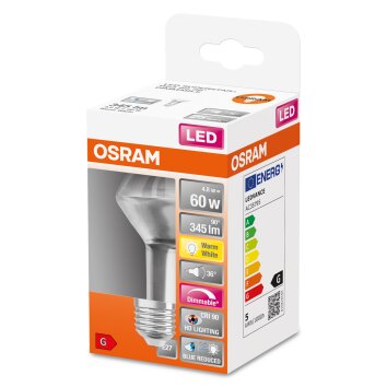 OSRAM SUPERSTAR PLUS LED E27 4,8 watt 2700 kelvin 345 lumen